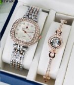 Gift luxury with a Premium Women’s Jewellery Set. Includes Diamond Bangle, Stone Case, and beautifully packaged in a Gift Box