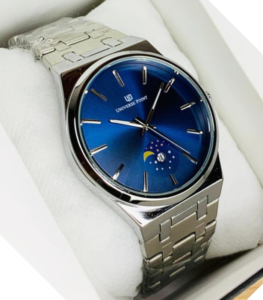 Premium quartz watch with elegant design and date function