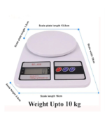Achieve precise measurements with our Digital Kitchen Scale, designed to weigh ingredients up to 10kg. Ideal for cooking, baking, and meal prep